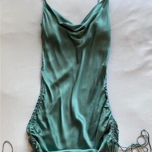 Elegant Satin Dress - Aritzia